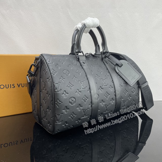 Lv路易威登2023專櫃新款Keepall Bandoulière35手袋 LV經典款假日旅行袋 M22765 ydh5145